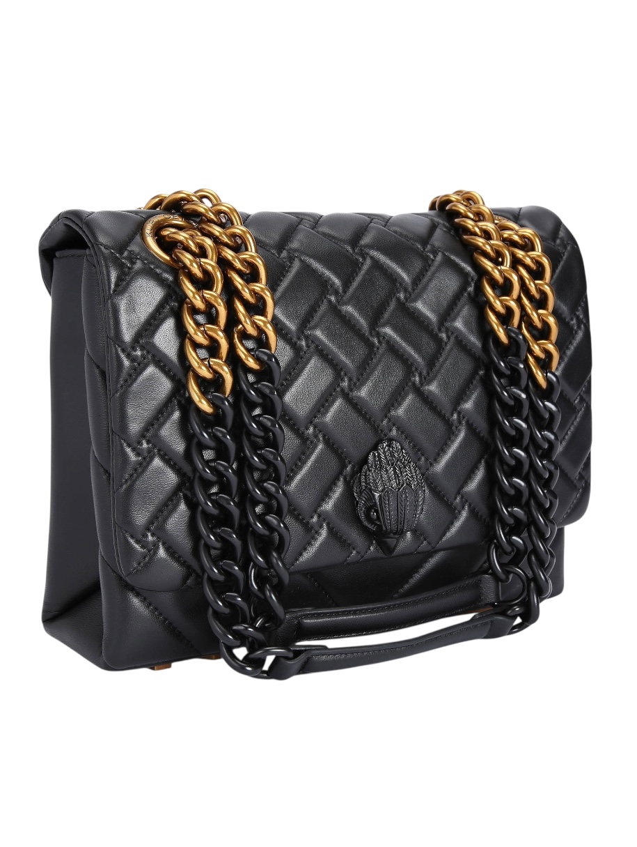 Foto 3 pulgar | Bolsa Shoulder Kurt Geiger London Large Negra