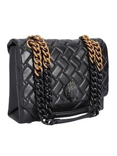 Foto 2 | Bolsa Shoulder Kurt Geiger London Large Negra
