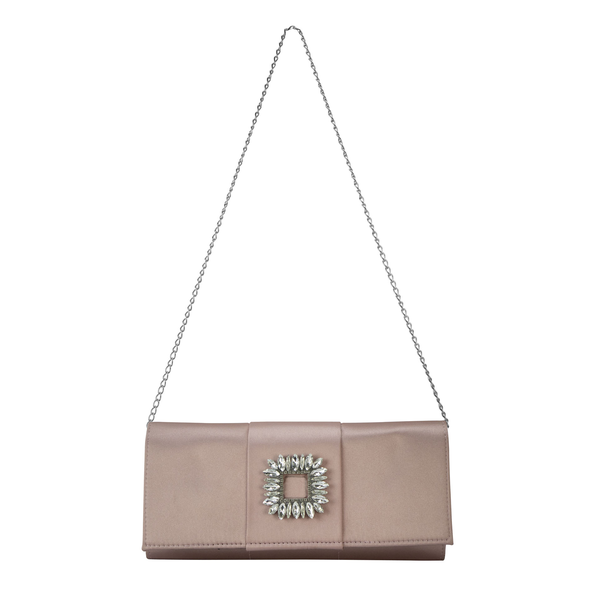 Foto 1 | Cartera para Dama Rich Shantung Piedra Sintético Shantal Nueva Imagen color Rosa