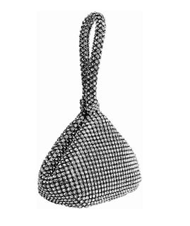 Foto 3 | Bolsa de Mano con Cristales Funbu Negro