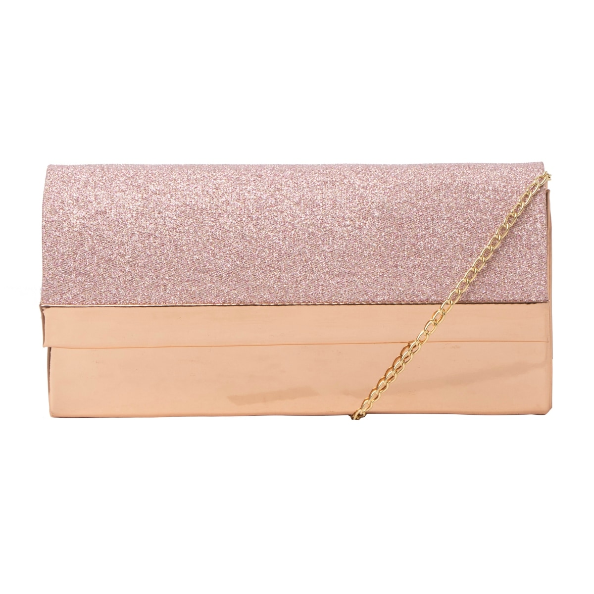 Bolso Para Mujer Fana Fiesta Color Oro Rosado Juvenil $395