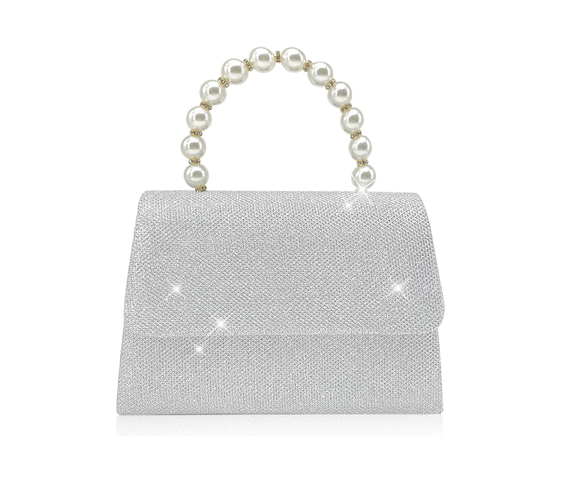 Foto 1 | Bolso de Noche con Perlas