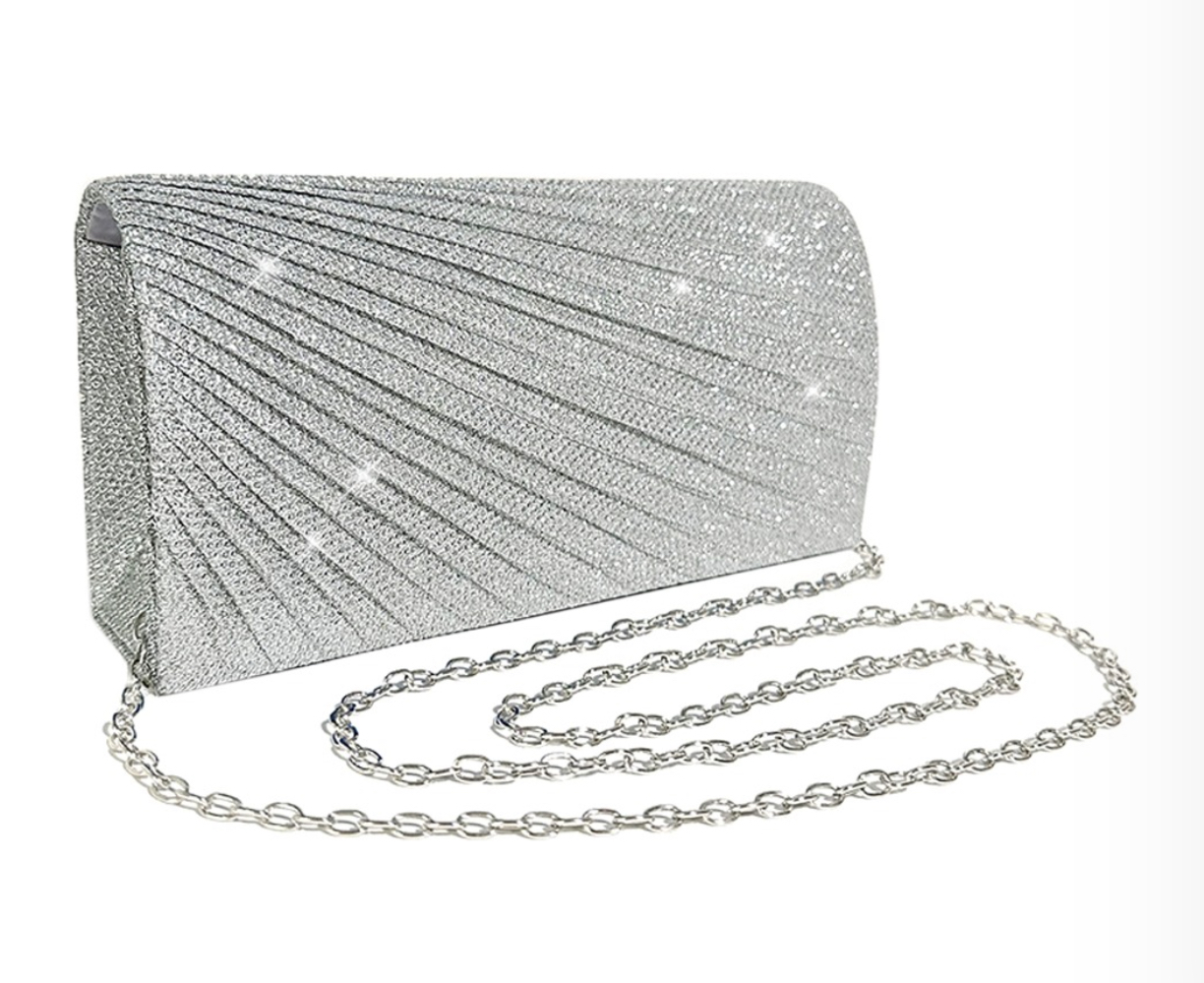 Bolso Clutch de Noche Brillante