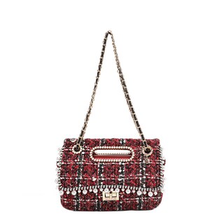 Foto 1 | Bolsa Mensajera De Nicole Lee Tela Tweed