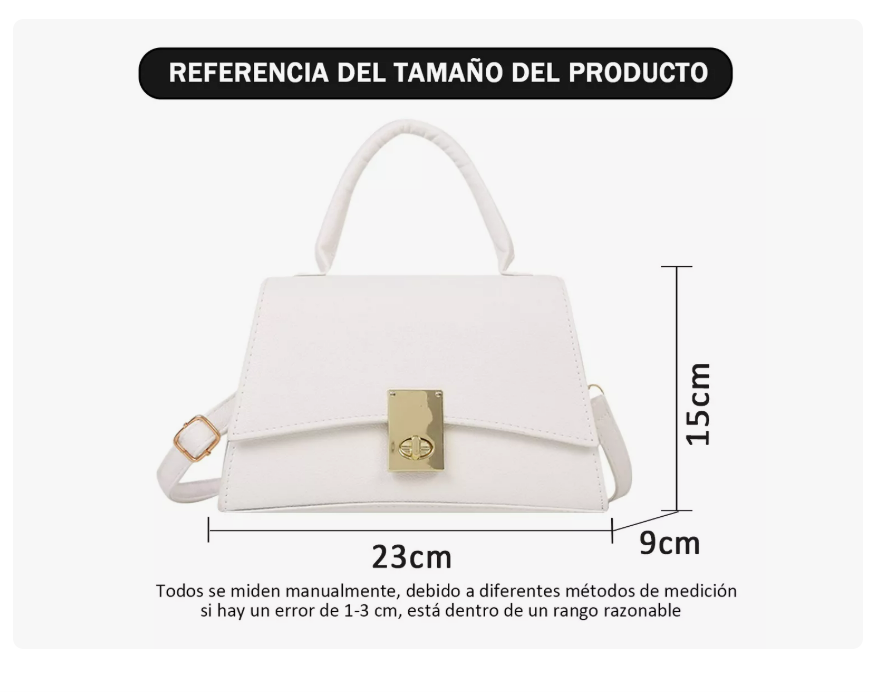 Foto 3 pulgar | Bolso Cruzada Elegante Avanzado Bolsas Crossbody Para Mujer Color Blanco Wünd