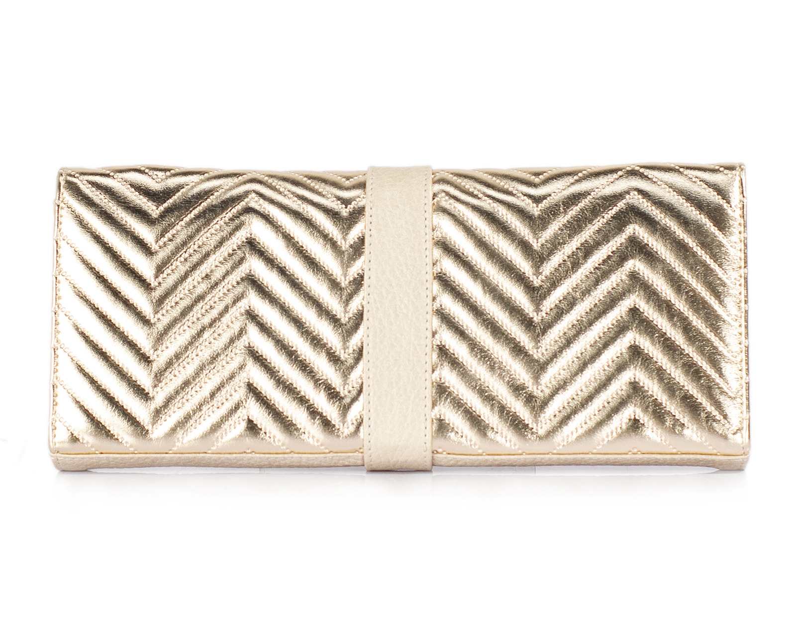 Foto 2 | Bolso Clutch A Ángelozano De Piel Vacuna Y Vegana, Color Negro, Modelo Sara