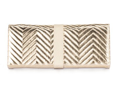 Foto 2 | Bolso Clutch A Ángelozano De Piel Vacuna Y Vegana, Color Negro, Modelo Sara