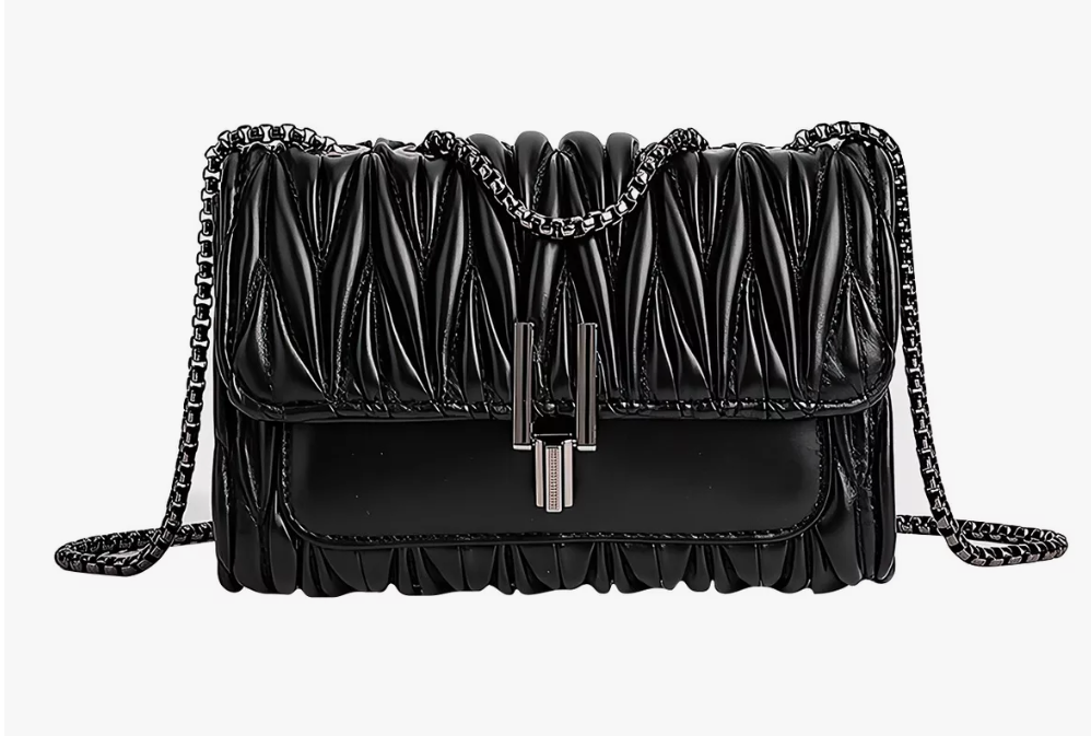 Bolso Crossbody  Xtellar con Cadena Negro