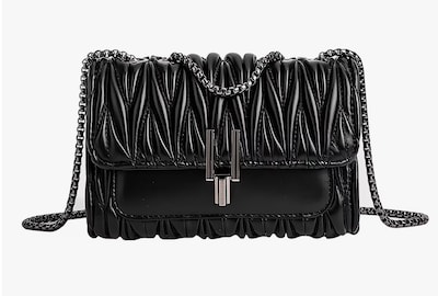 Foto 1 | Bolso Crossbody Xtellar con Cadena Negro