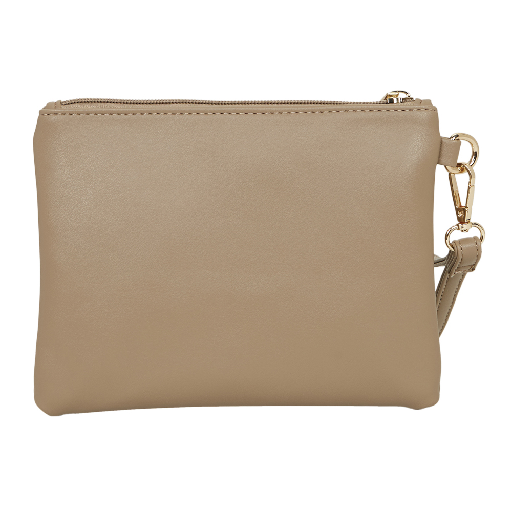 Foto 3 pulgar | Clutch Hpc Polo Color Cenizo