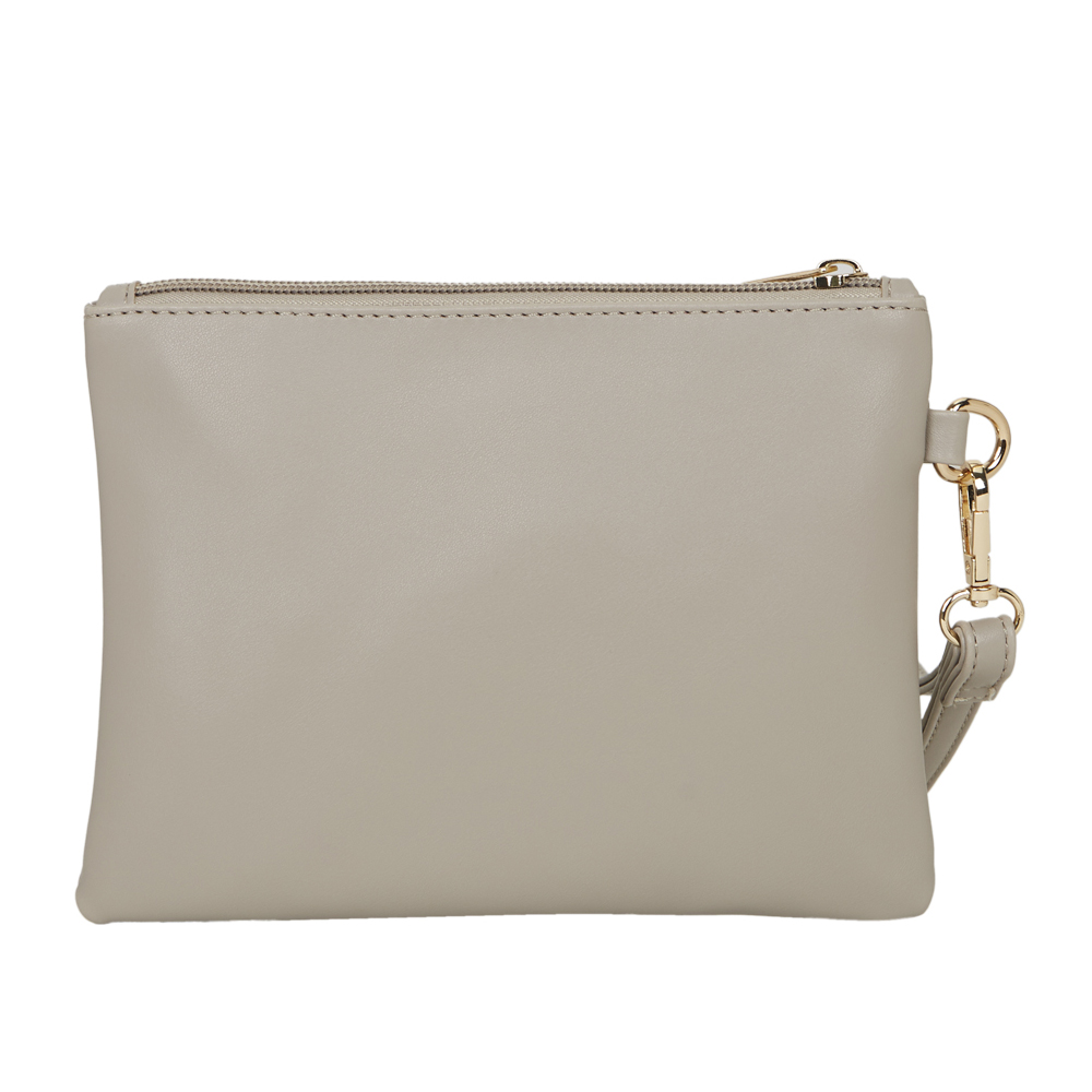 Foto 3 pulgar | Clutch Hpc Polo Color Gris
