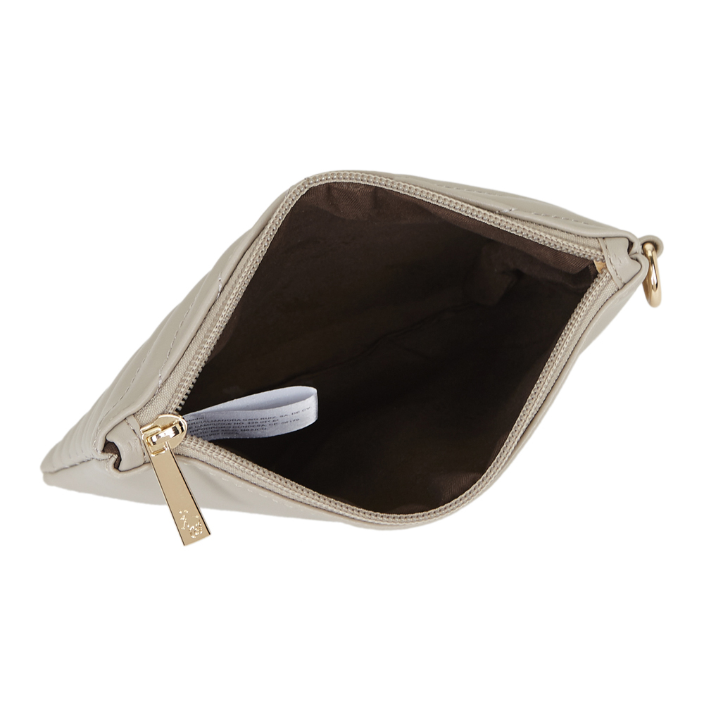 Foto 4 pulgar | Clutch Hpc Polo Color Gris