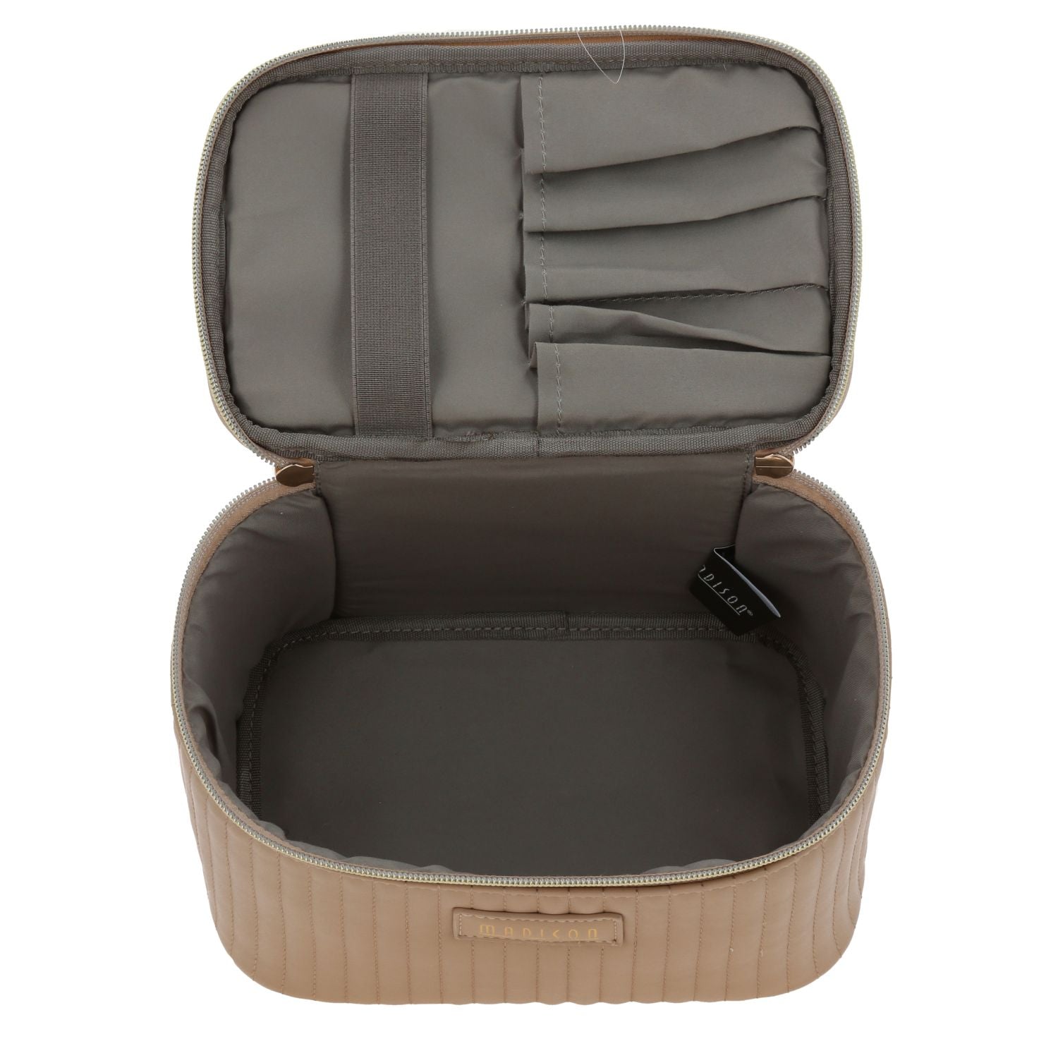 Foto 8 pulgar | Cosmetic Bag Caqui Madison Lomer