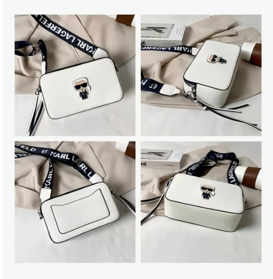 Foto 3 | Bolso de Hombro Blanco