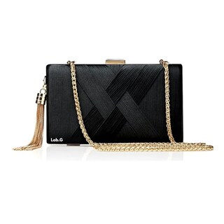 Foto 1 | Bolso De Noche Embrague Para Mujer Lab.g, Negro