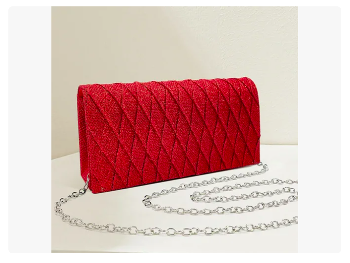 Foto 2 | Xtellar Bolso De Mano De Lujo Para Eventos Especiales Con Cadena Versátil