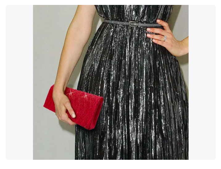 Foto 4 | Xtellar Bolso De Mano De Lujo Para Eventos Especiales Con Cadena Versátil