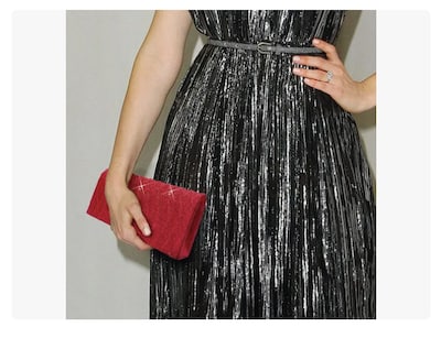 Foto 4 | Xtellar Bolso De Mano De Lujo Para Eventos Especiales Con Cadena Versátil