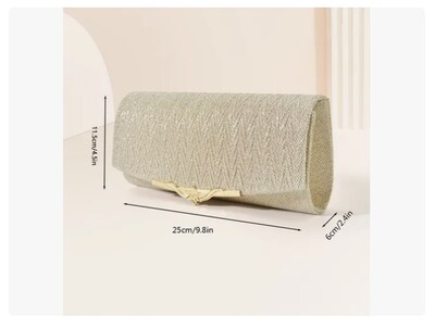 Foto 3 | Xtellar Bolso De Mano De Lujo Para Eventos Especiales Con Cadena Versátil
