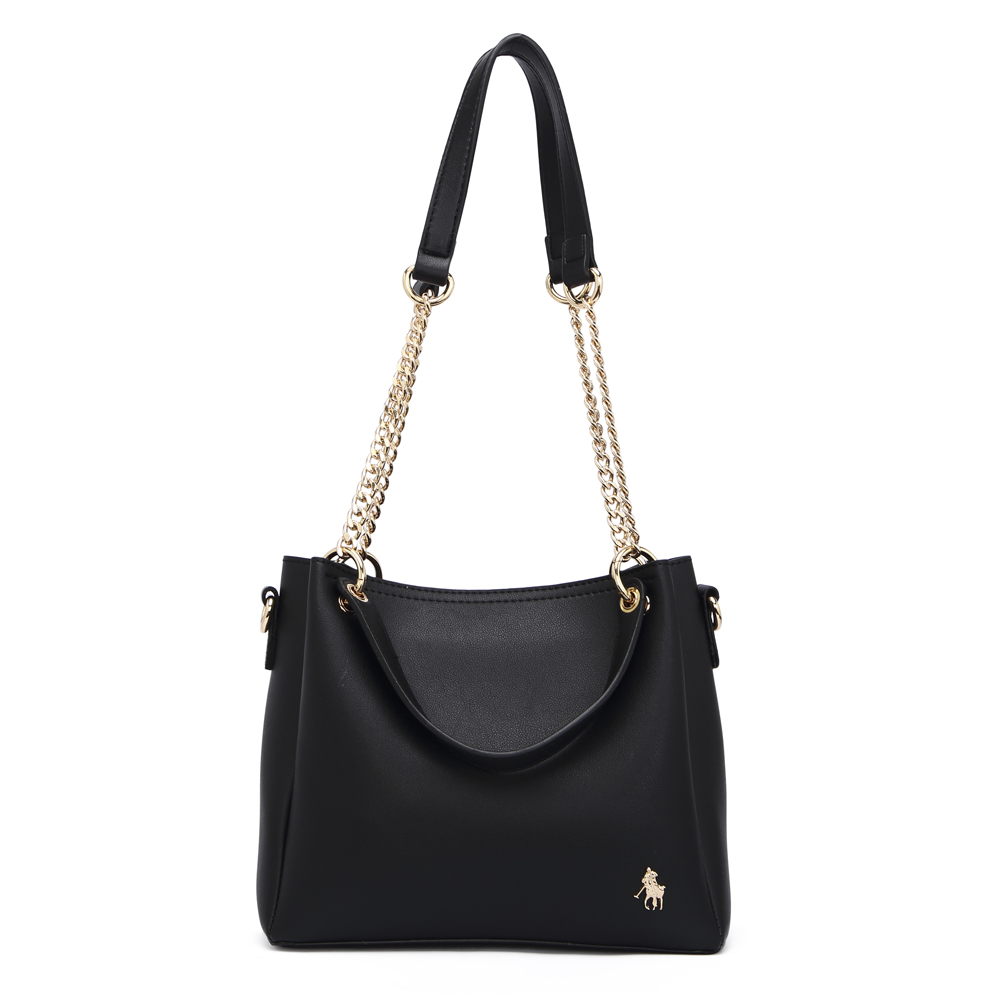 Bolsa Cruzada Hpc Polo color Negro