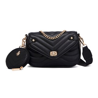 Foto 1 | Bolsa Crossbody Hpc Polo color Negro con Monedero