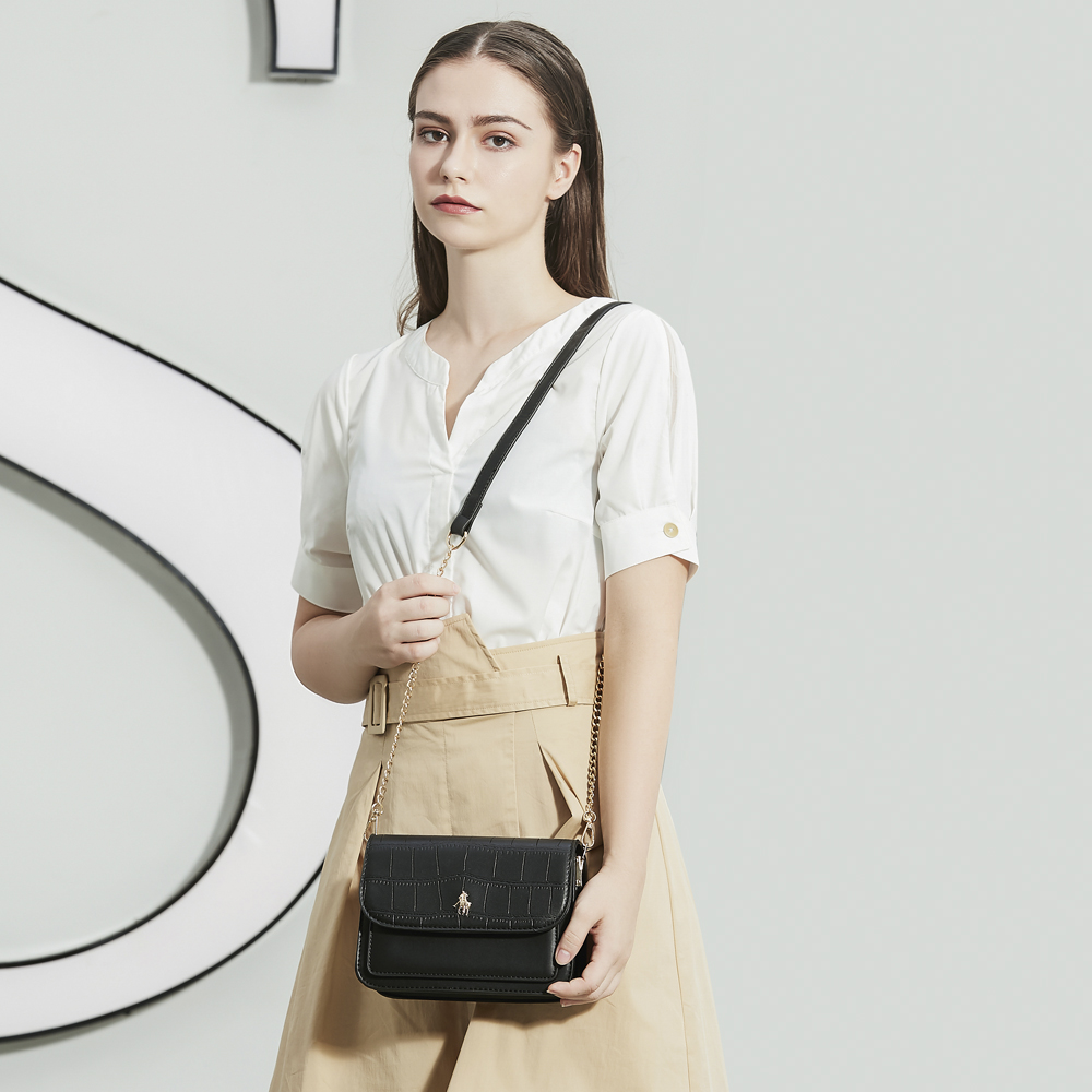 Foto 3 | Bolsa Crossbody Hpc Polo color Negro