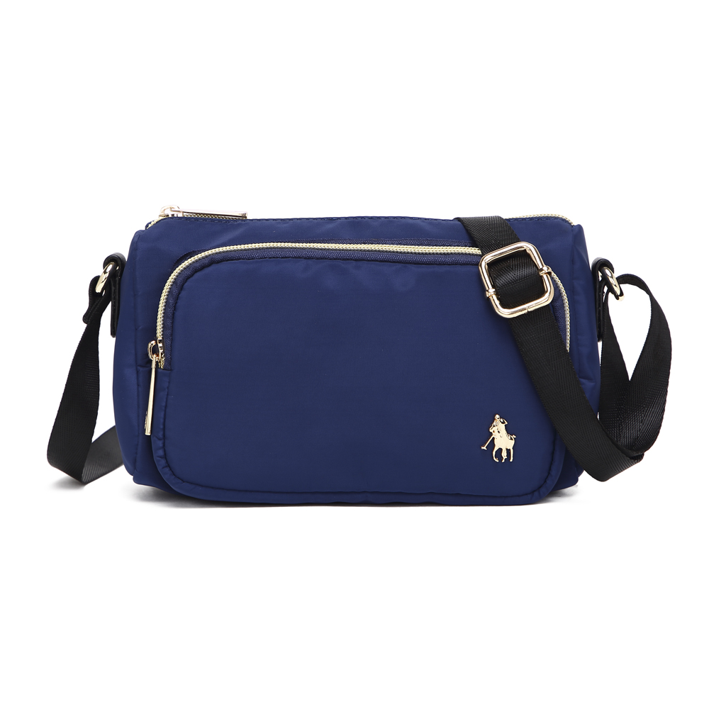 Bolsa Crossbody para Dama Hpc Polo Lisa Azul Marino