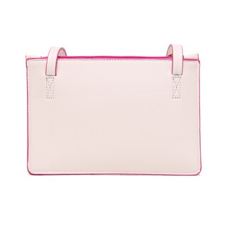 Foto 2 | Bolsa Crossbody Dama Hpc Polo Lisa color Beige con Contorno Rosa