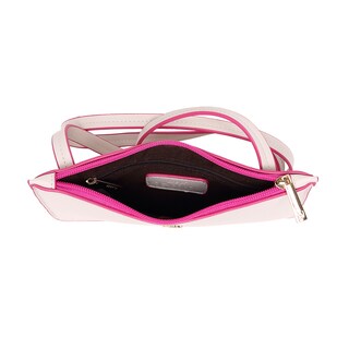Foto 3 | Bolsa Crossbody Dama Hpc Polo Lisa color Beige con Contorno Rosa