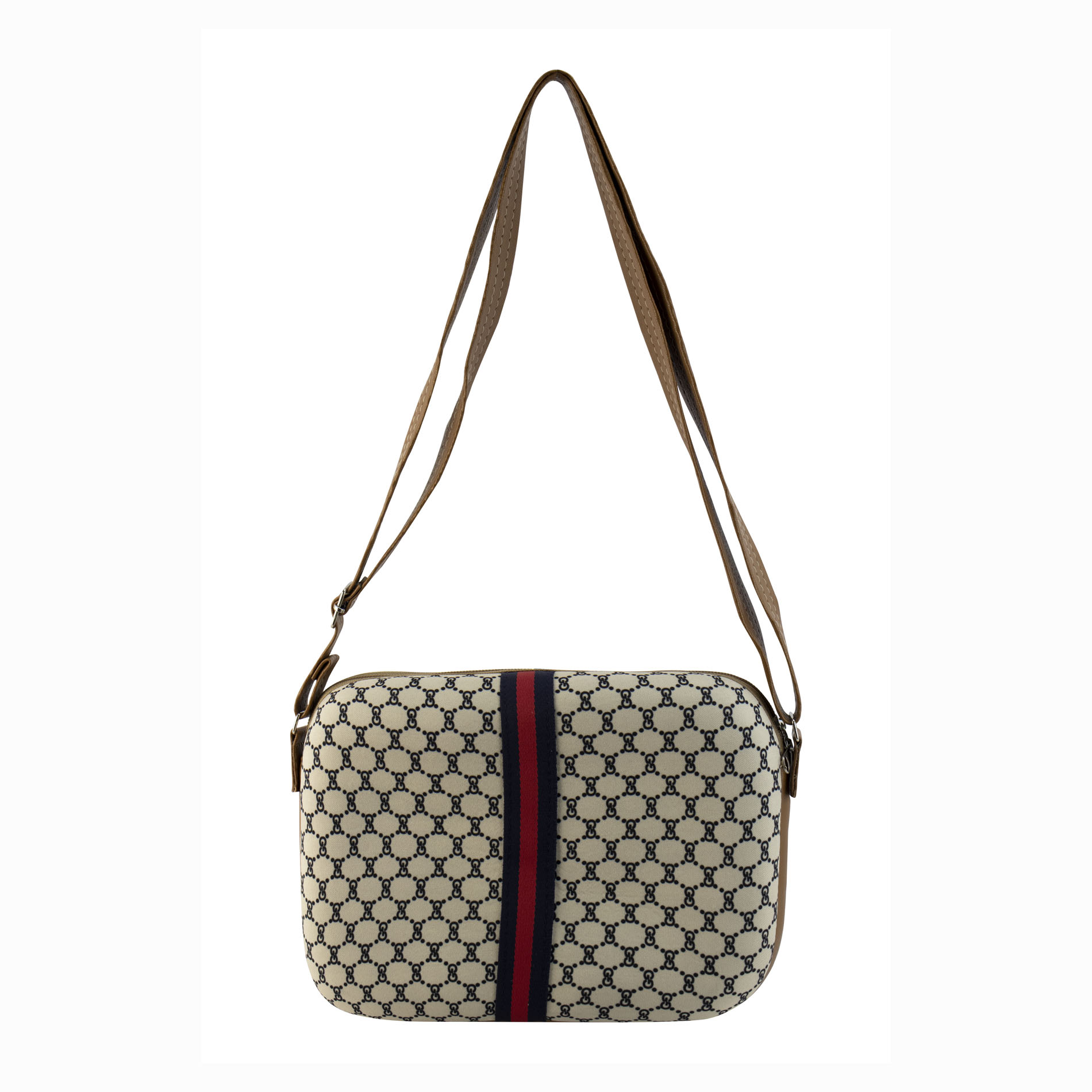 Foto 2 pulgar | Bolsa Crossbody Nueva Imagen para Dama Beige