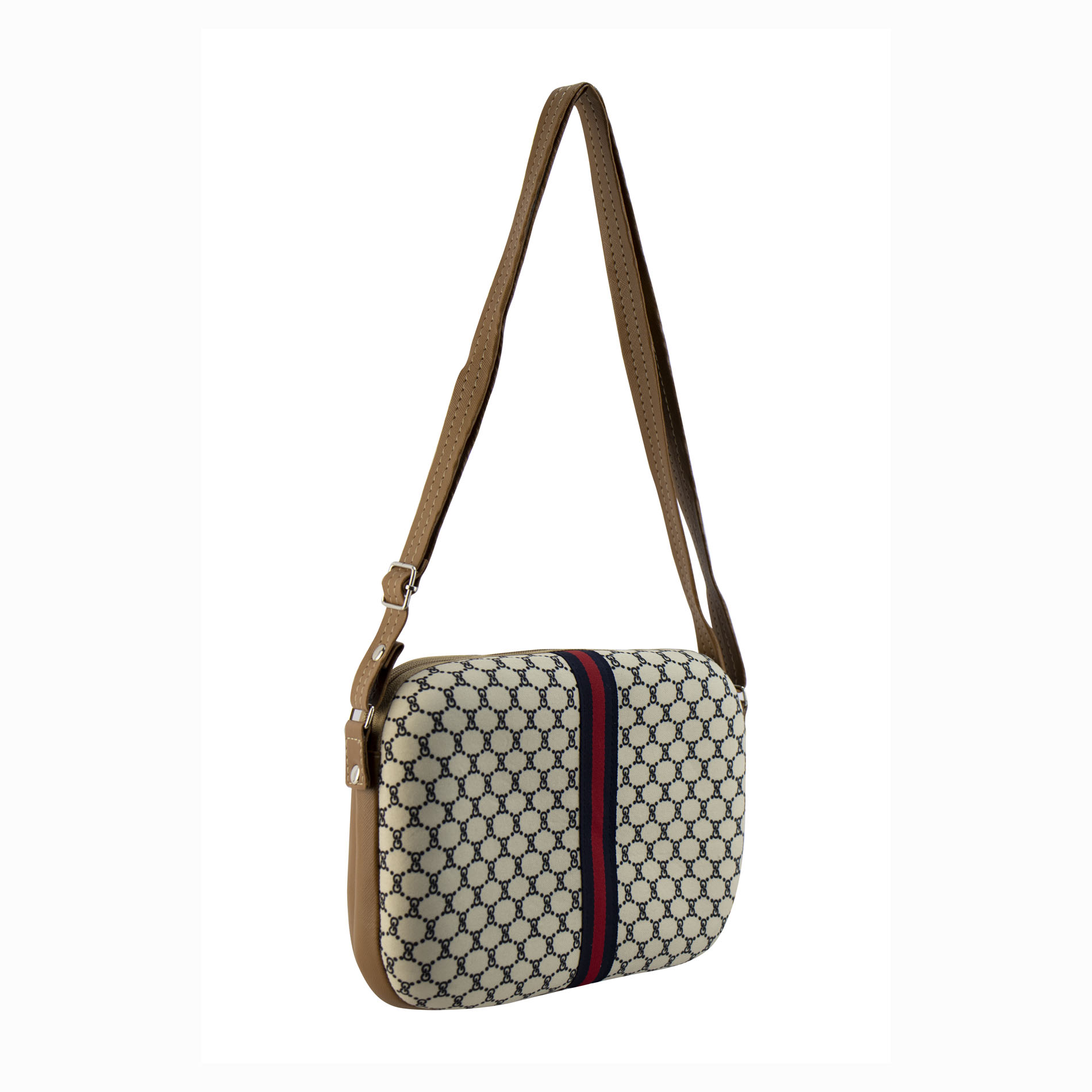 Foto 4 pulgar | Bolsa Crossbody Nueva Imagen para Dama Beige