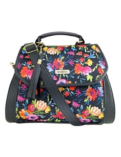Foto 2 | Bolsa Artesanal de Cuero Vegano y Yute Natural para Dama