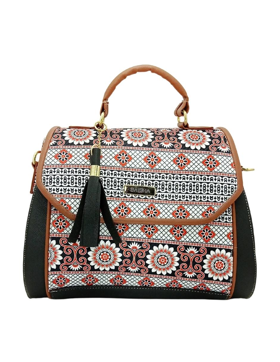 Foto 1 | Bolsa Artesanal de Cuero Vegano y Yute Natural para Dama
