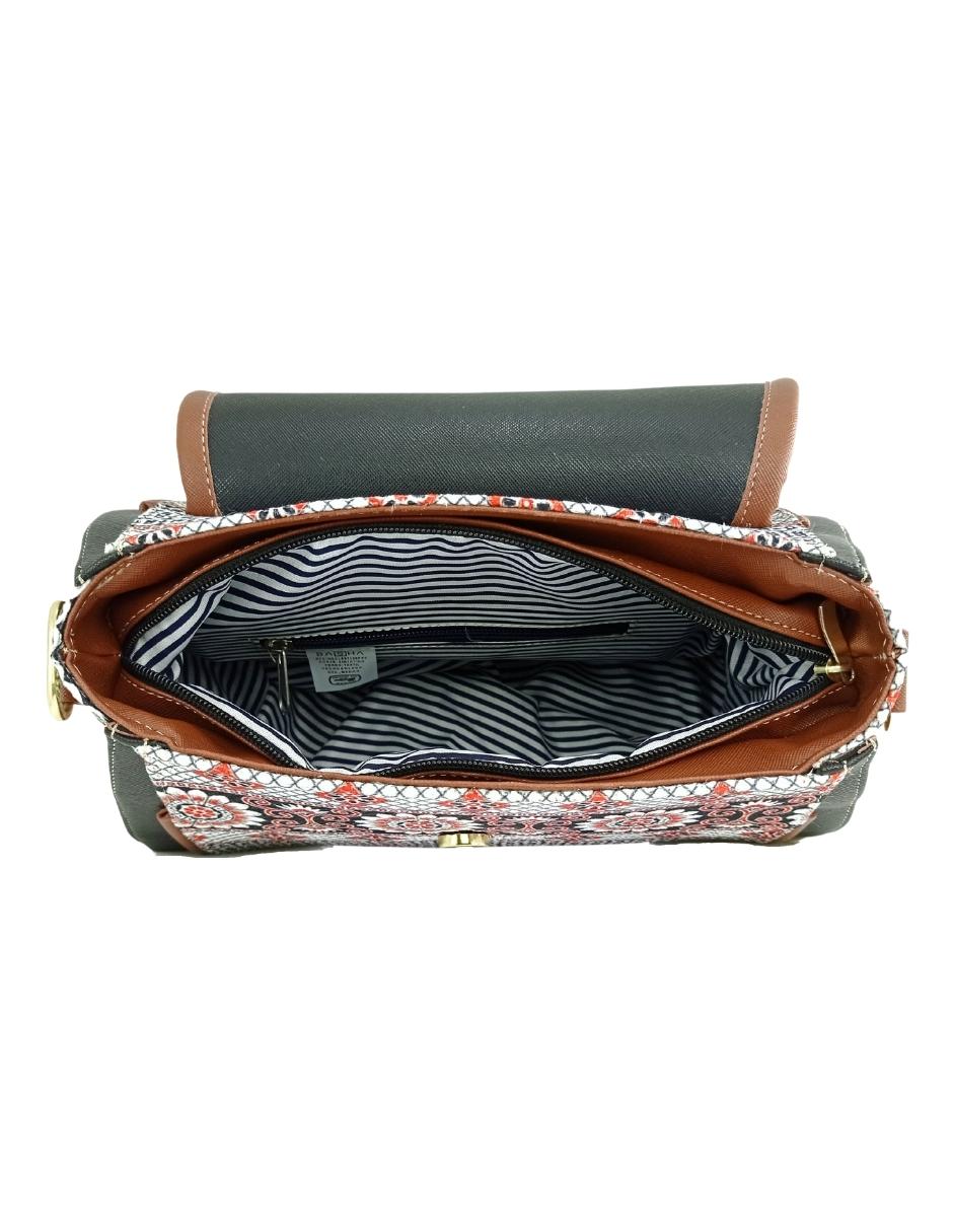 Foto 4 pulgar | Bolsa Artesanal de Cuero Vegano y Yute Natural para Dama