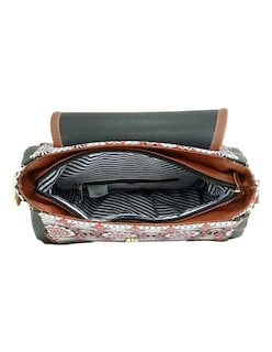 Foto 3 | Bolsa Artesanal de Cuero Vegano y Yute Natural para Dama