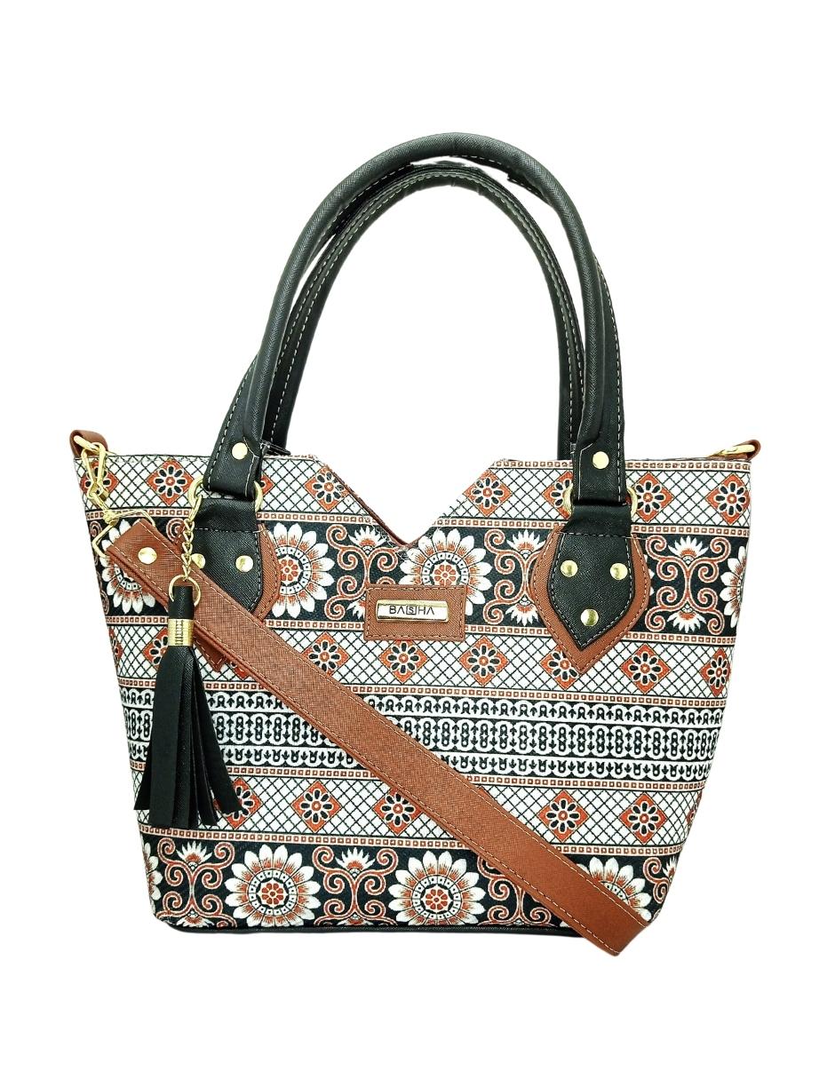 Foto 3 pulgar | Bolsa Artesanal De Cuero Vegano y Yute Natural Basha Multicolor