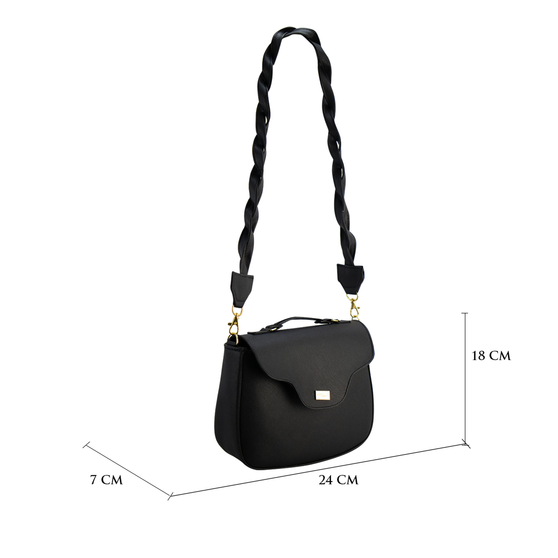 Foto 3 | Bolsa Nueva Imagen Adriana color Negro para Mujer