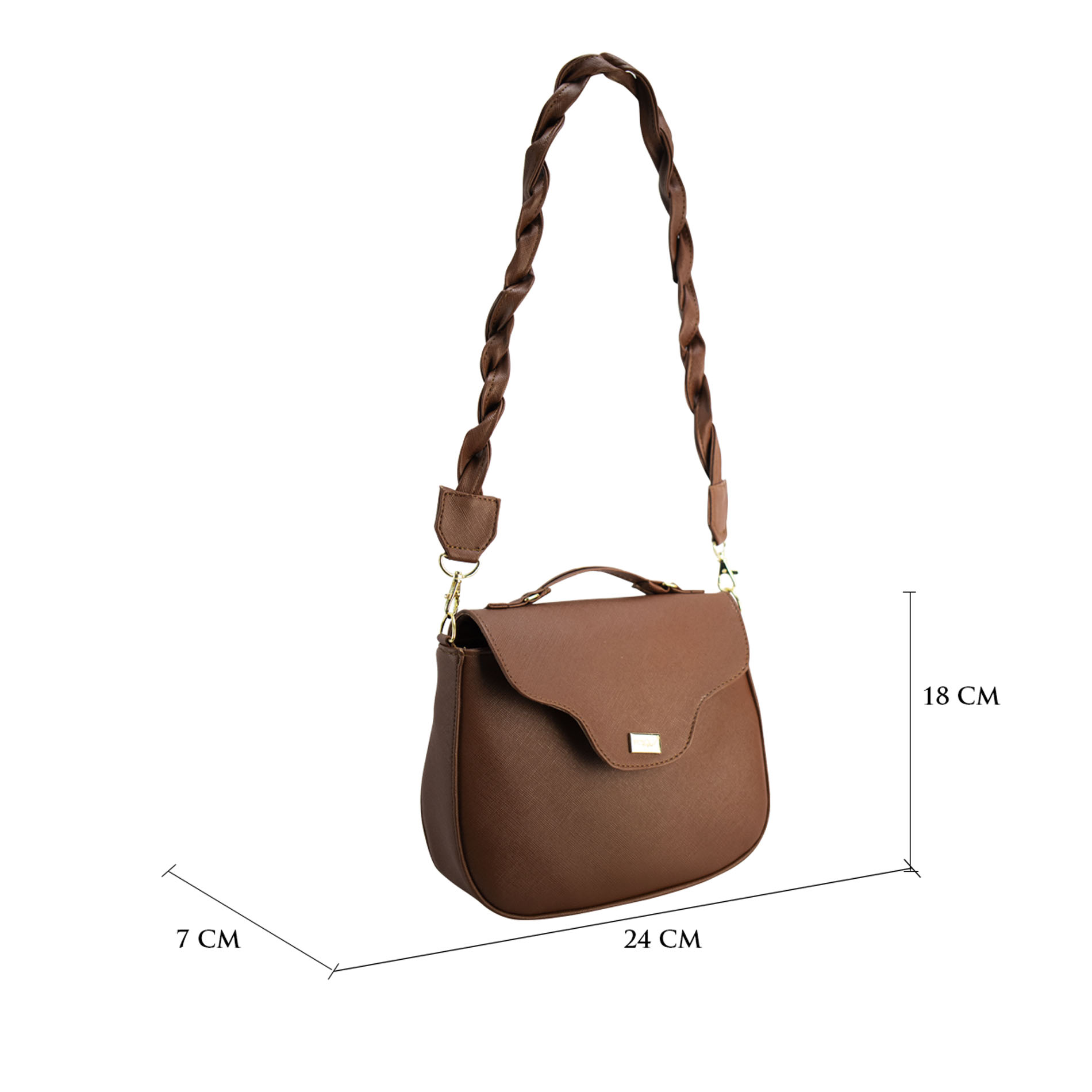 Foto 4 pulgar | Bolsa Nueva Imagen Adriana color Marrón para Mujer