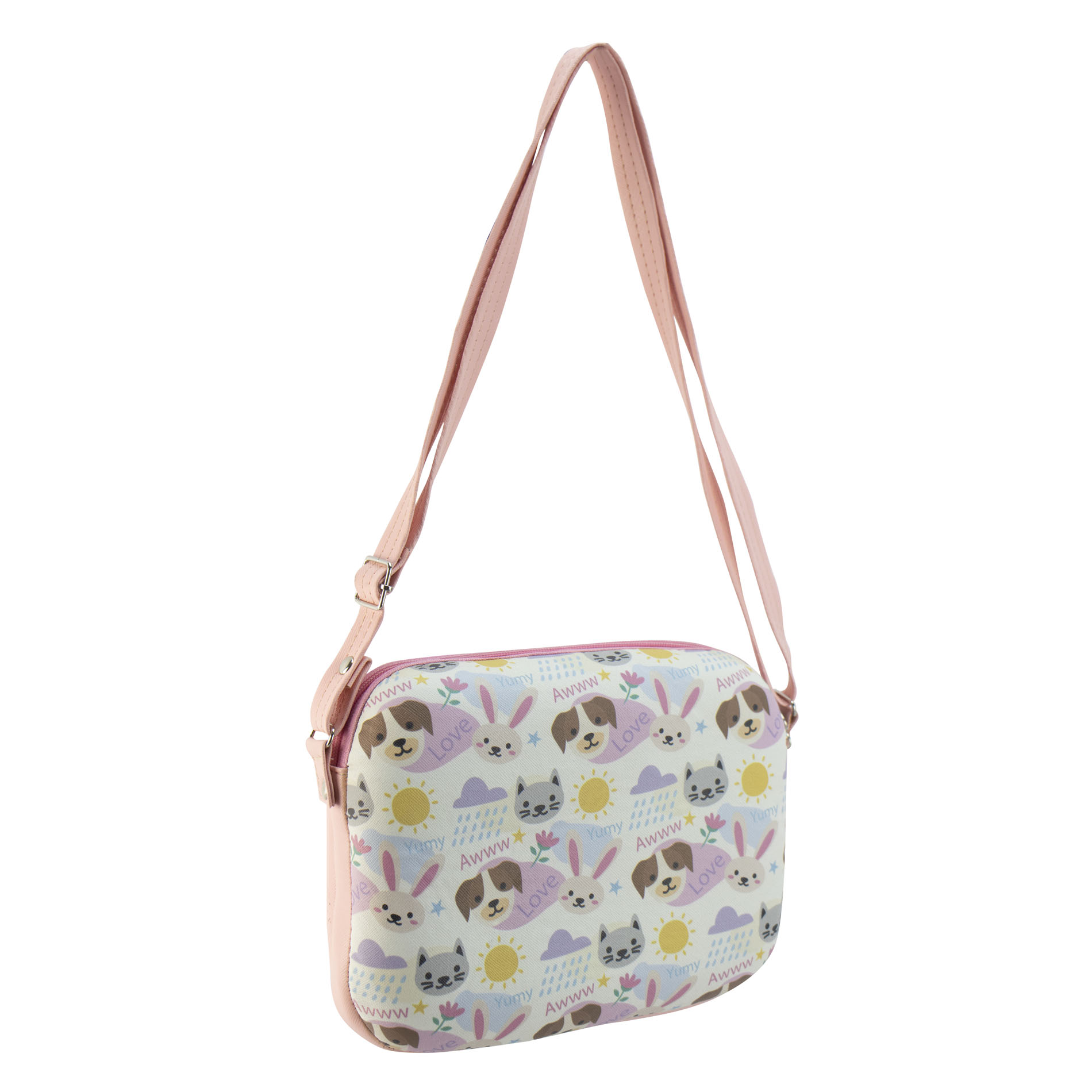Foto 4 pulgar | Bolsa Crossbody Nueva Imagen para Mujer Piñon Perritos Sintético Wanda