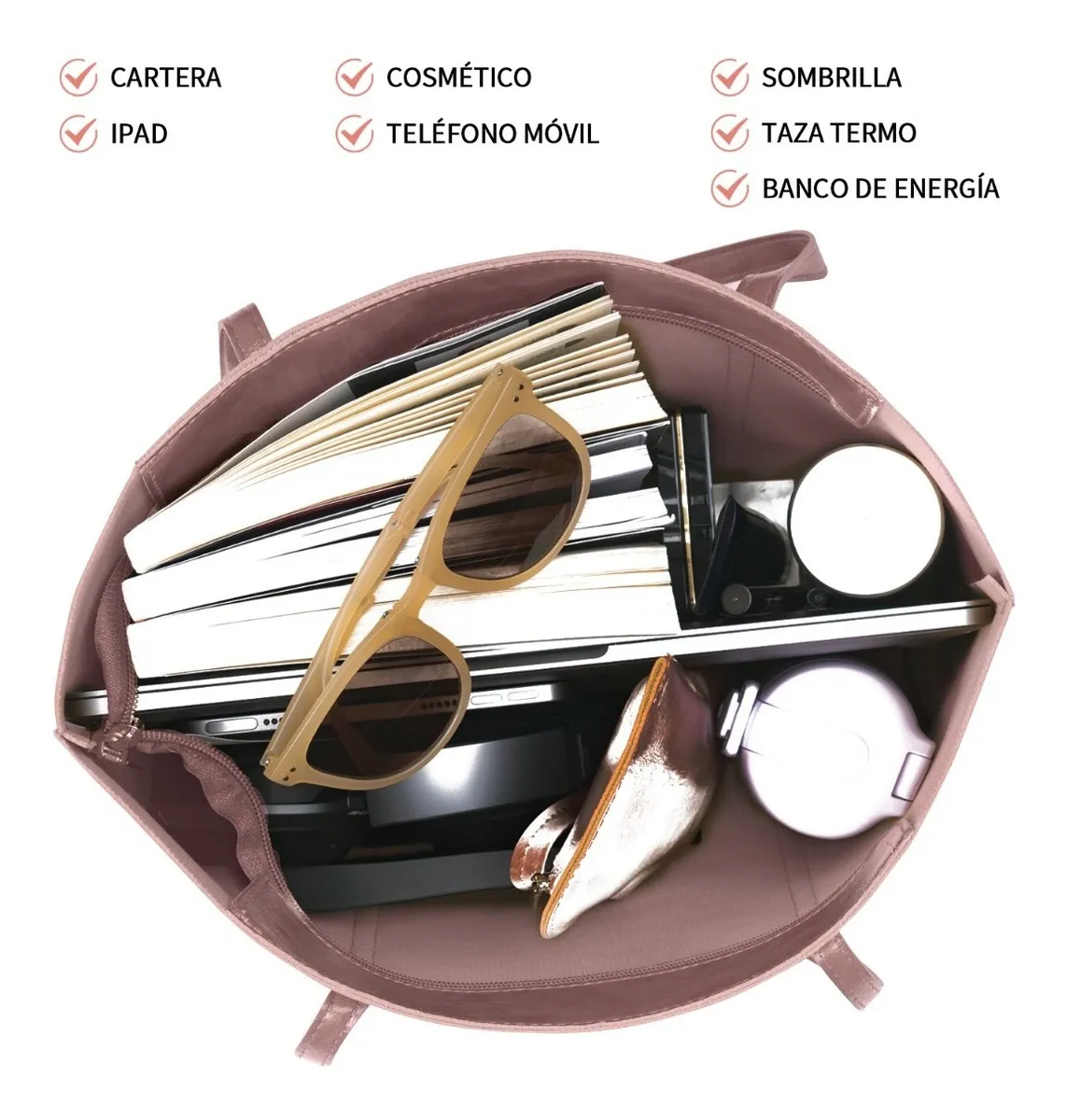 Foto 4 pulgar | Bolsa Bandolera Spiez 4 Piezas