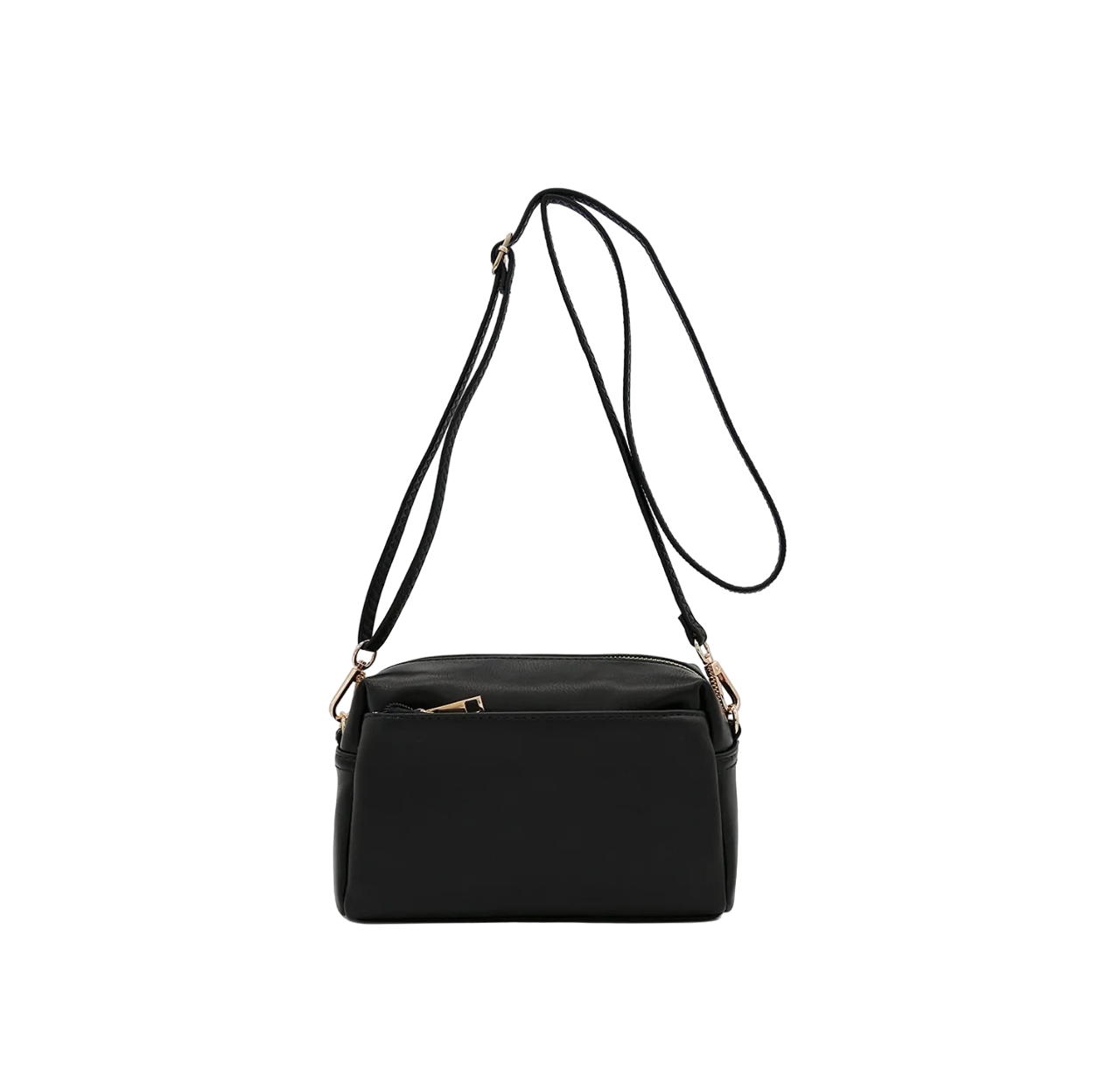 Foto 2 pulgar | Bolso Malubero Crossbody color negro para Mujer con Bolsillo Moda