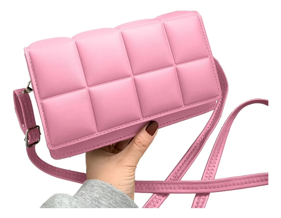 Foto 4 pulgar | Bolsa para Dama Malubero Crossbody color Rosa