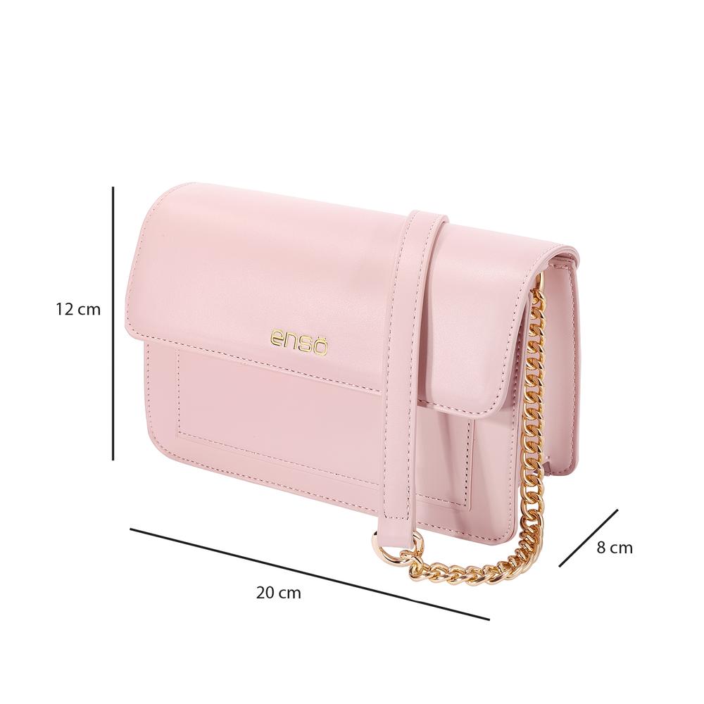 Foto 7 | Bolsa Crossbody Enso EB210CBP color Rosa para Mujer
