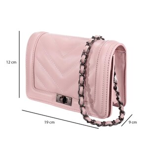 Foto 7 | Bolsa Crossbody Enso EB218CBP color Rosa para Mujer