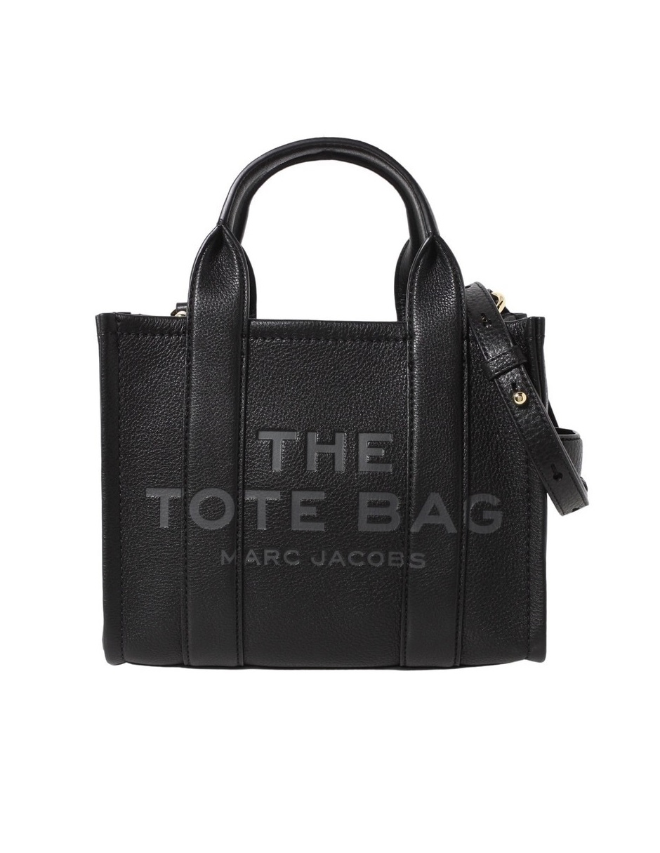 Foto 2 pulgar | Bolsa The Leather Mini Tote Marc Jacobs H009l01sp21 001 color Negro