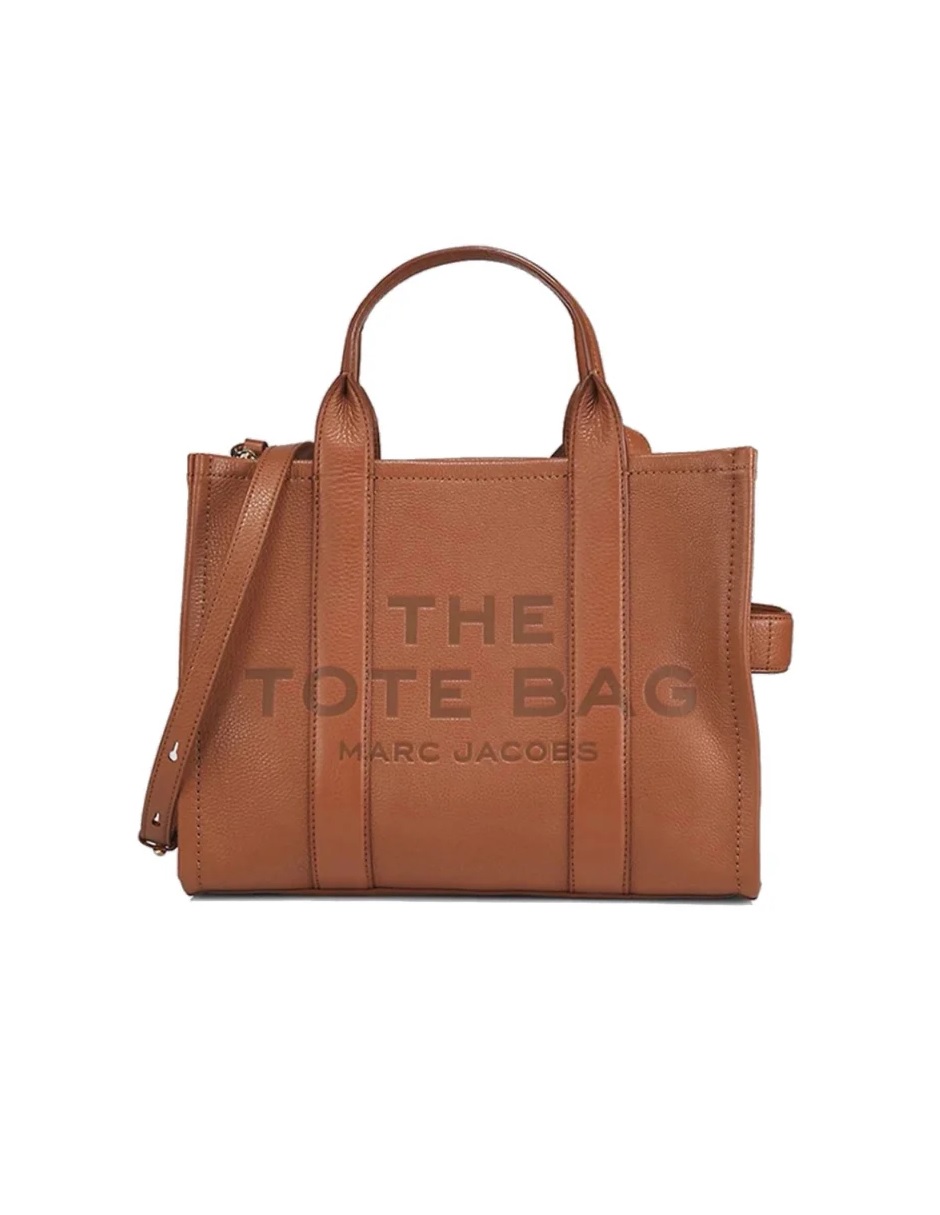 Bolsa Tote Marc Jacobs color Café