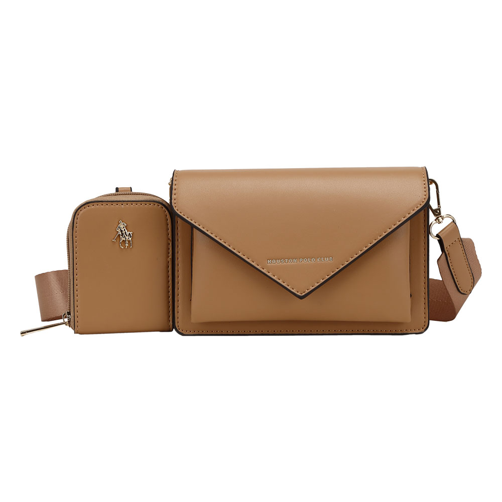 Bolsa Crossbody HPC Polo color Beige