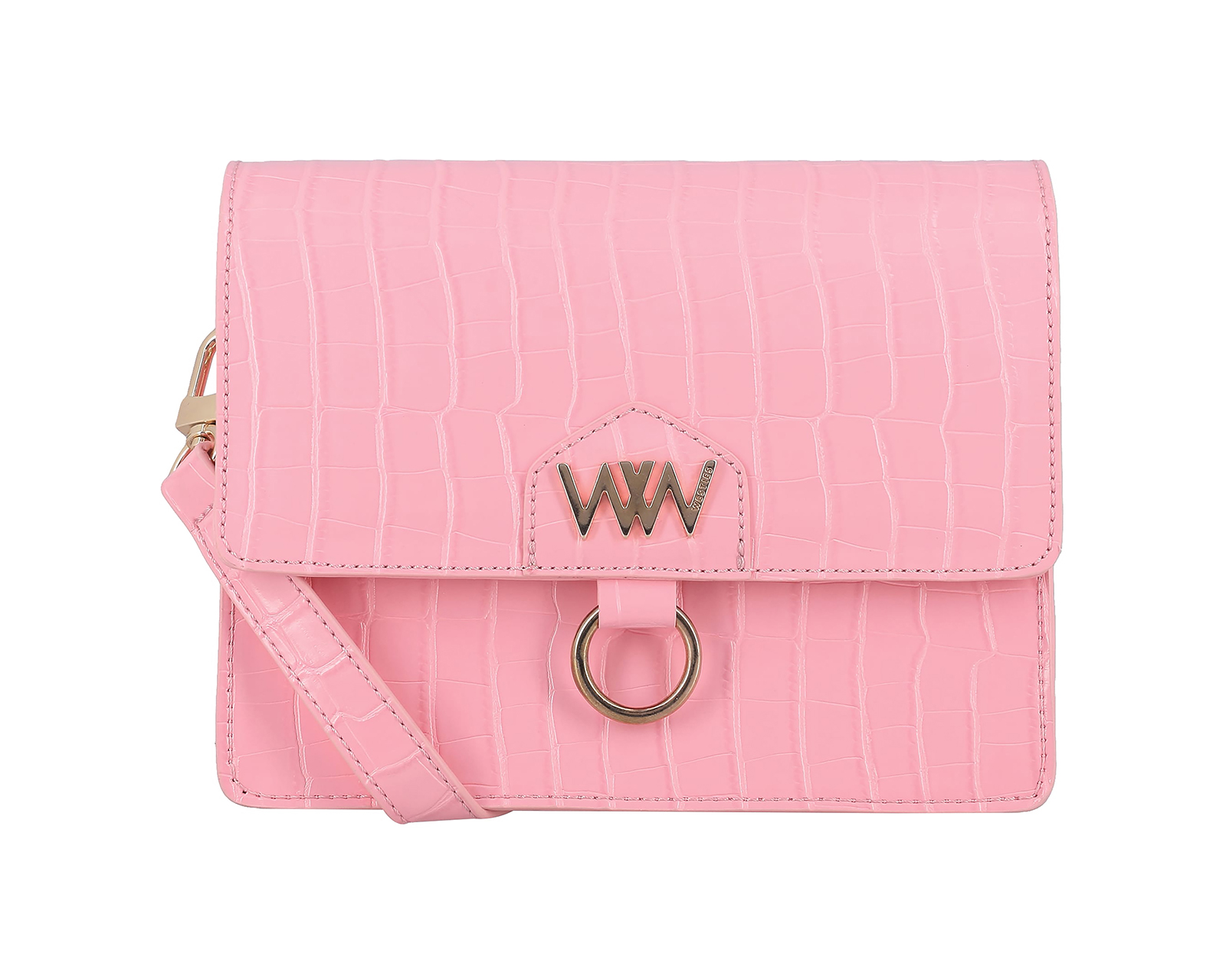 Foto 3 | Bolsa Crossbody Westies Hbubikwe color Rosa Sintético