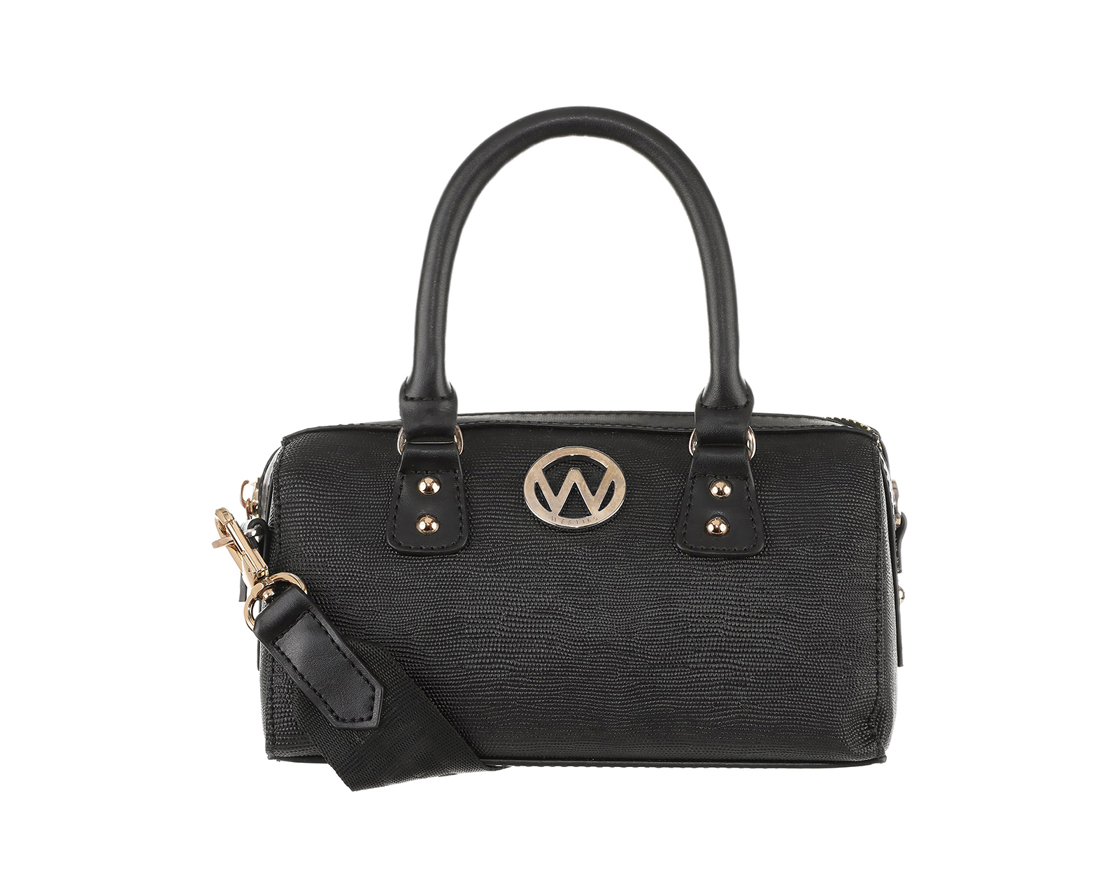 Foto 4 pulgar | Bolsa Crossbody Westies Hbkeitherwe color Negro Sintético