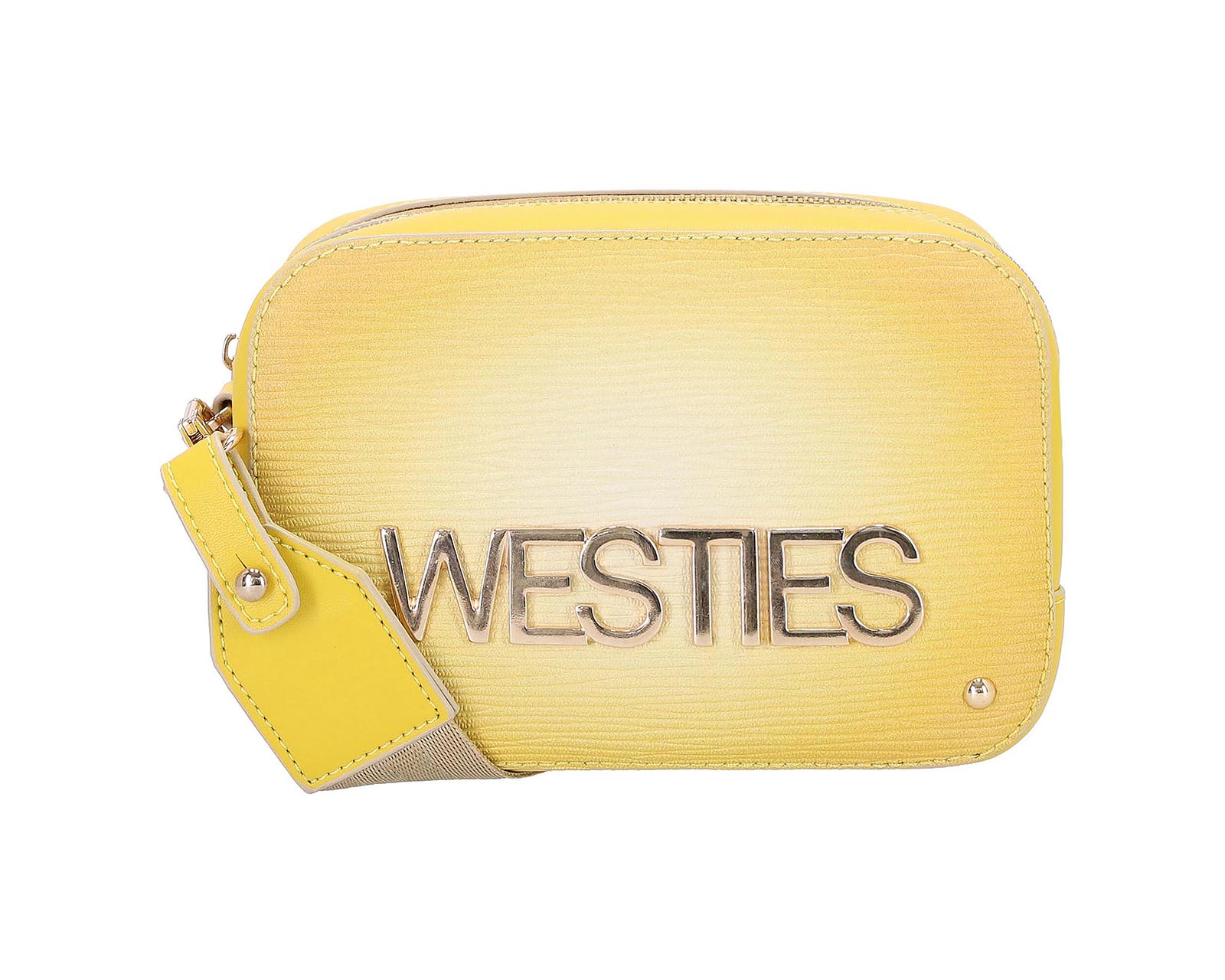 Foto 4 pulgar | Bolsa Crossbody Westies Hbmikeelwe color Amarillo Sintético